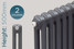 TE2-500-A-TH - Trade Essentials Metallic Anthracite 2 Column Horizontal Radiator H500 x W1220 TE2-500-A-TH - Trade Essentials Metallic Anthracite 2 Column Horizontal Radiator H500 x W1220